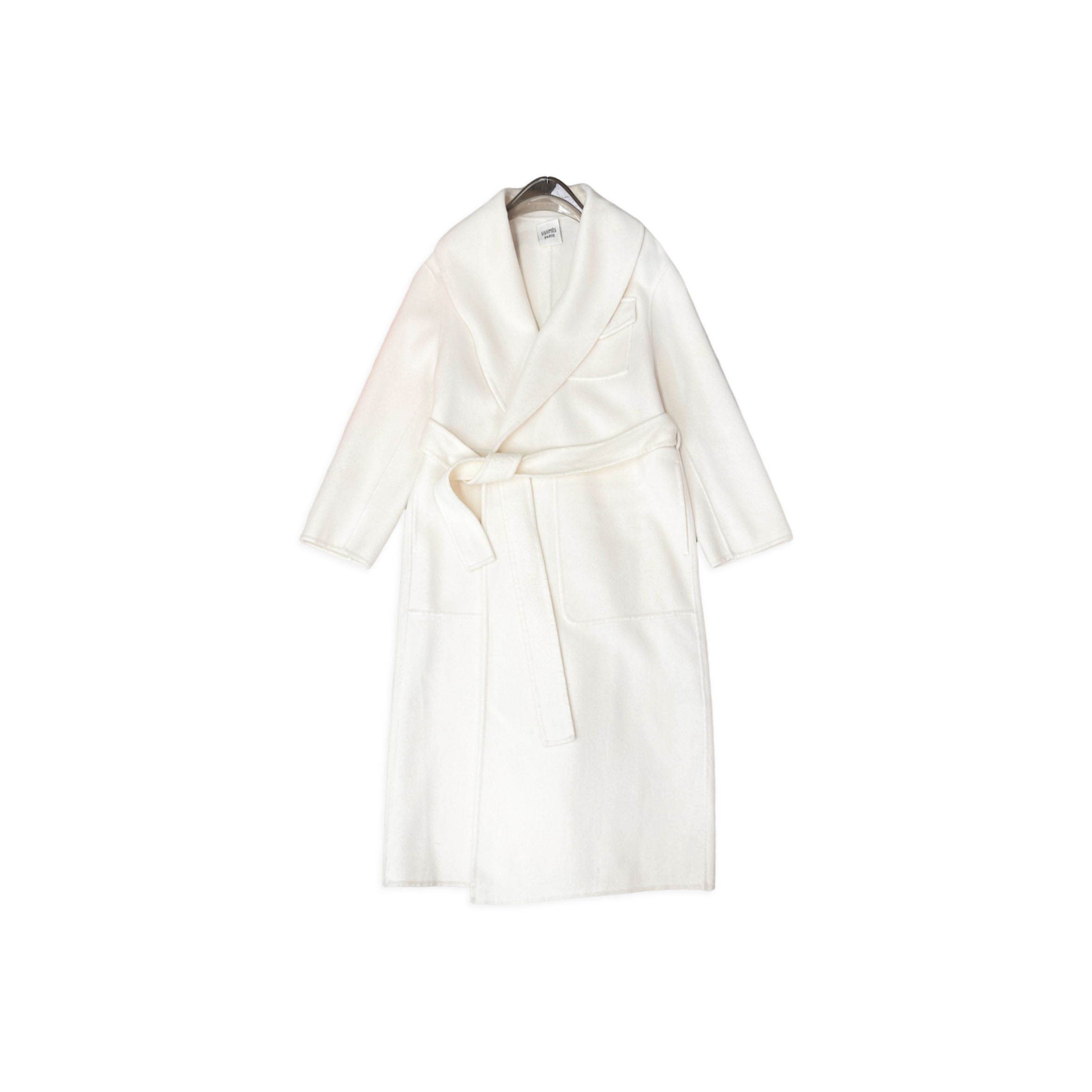 HERMES LAPEL CASHMERE COAT